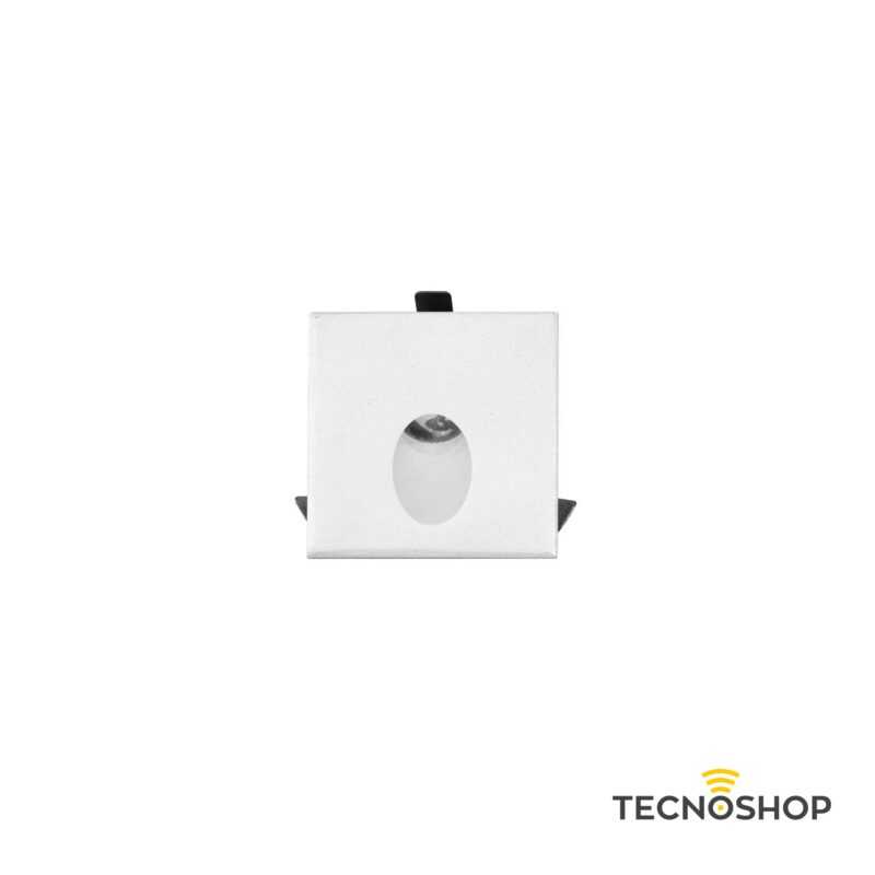 BENEITO SEGNAPASSO LED "POLO" QUADRATO 2W 3200K IP54 BIANCO