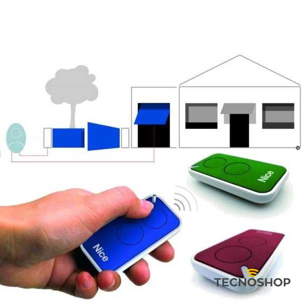 NICE INTIKIT RICEVITORE + 3 TELECOMANDI 433 MHZ - immagine 4