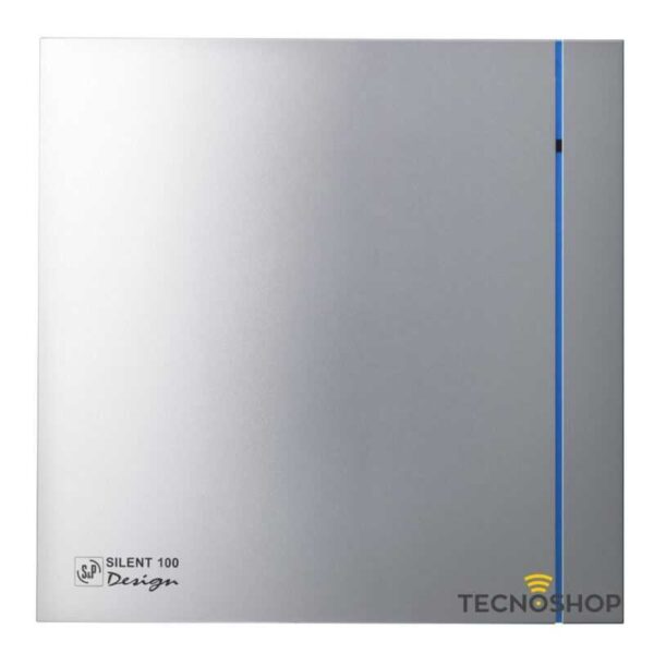 S&P ASPIRATORE ASSIALE "SILENT-100CZ" SILVER D.100mm