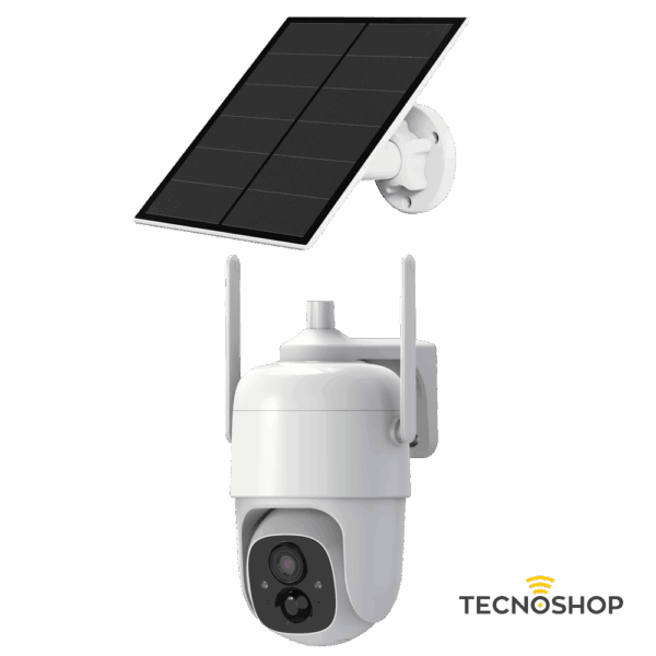 TELECAMERA IP WI-FI MOTORIZZATA 2MPX A BATTERIA CON PANNELLO SOLARE