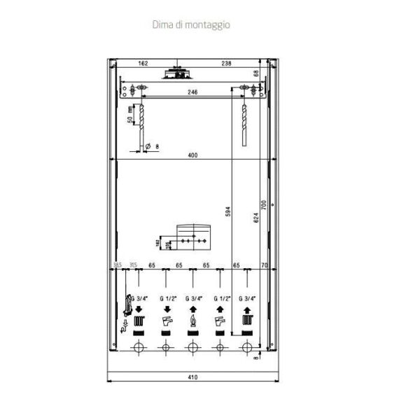 BAXI CALDAIA CONDENSAZIONE “DUO -TEC COMPACT E” 24 KW METANO/GPL - immagine 3