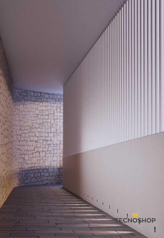 BENEITO SEGNAPASSO LED "POLO" QUADRATO 2W 3200K IP54 BIANCO - immagine 3