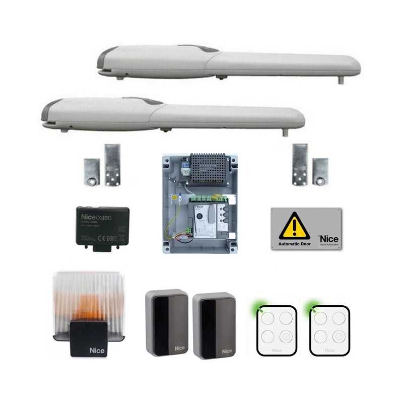 NICE AUTOMAZIONE CANCELLO BATTENTE 24V "WINGO4024" - immagine 2