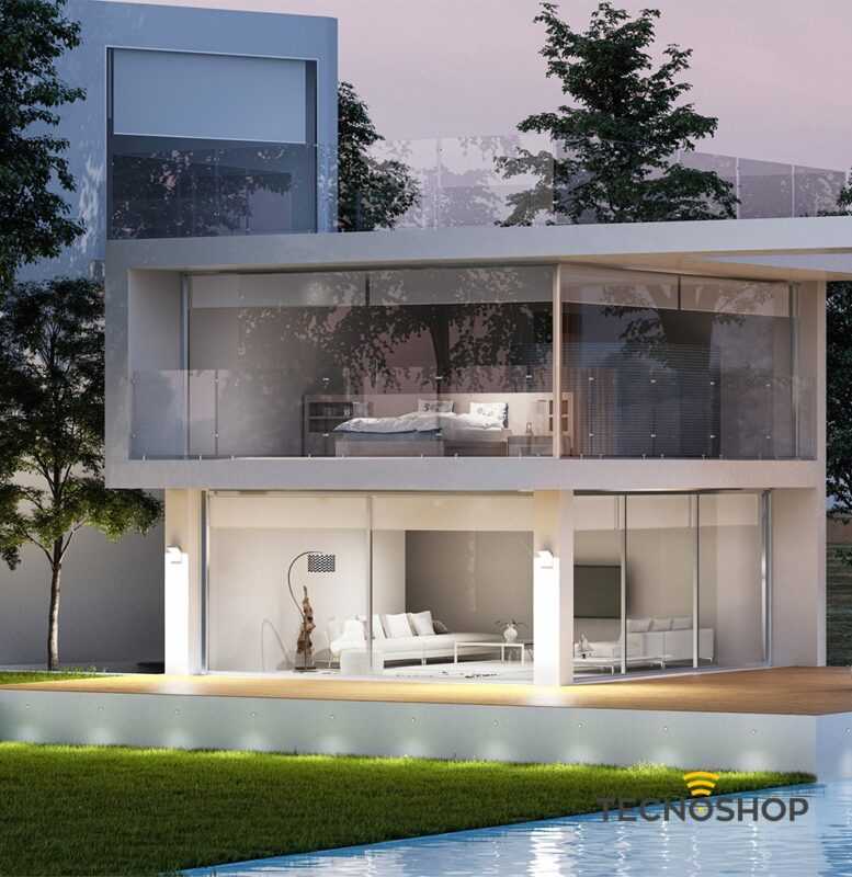 BENEITO APPLIQUE LED "NEO" 9W 3000K 120° IP54 BIANCO - immagine 4