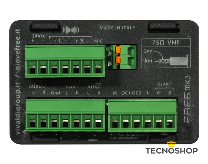 VIVALDI FREEMK3.B CENTRALE AUDIO ALL-IN-ONE (RADIO FM, BLUETOOTH, MICROFONO E APP) - immagine 4