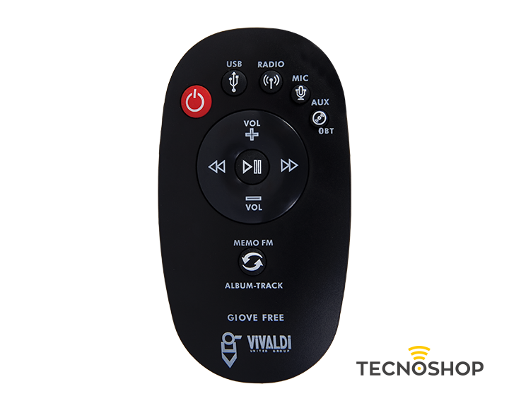 VIVALDI FREEMK3.B CENTRALE AUDIO ALL-IN-ONE (RADIO FM, BLUETOOTH, MICROFONO E APP) - immagine 2