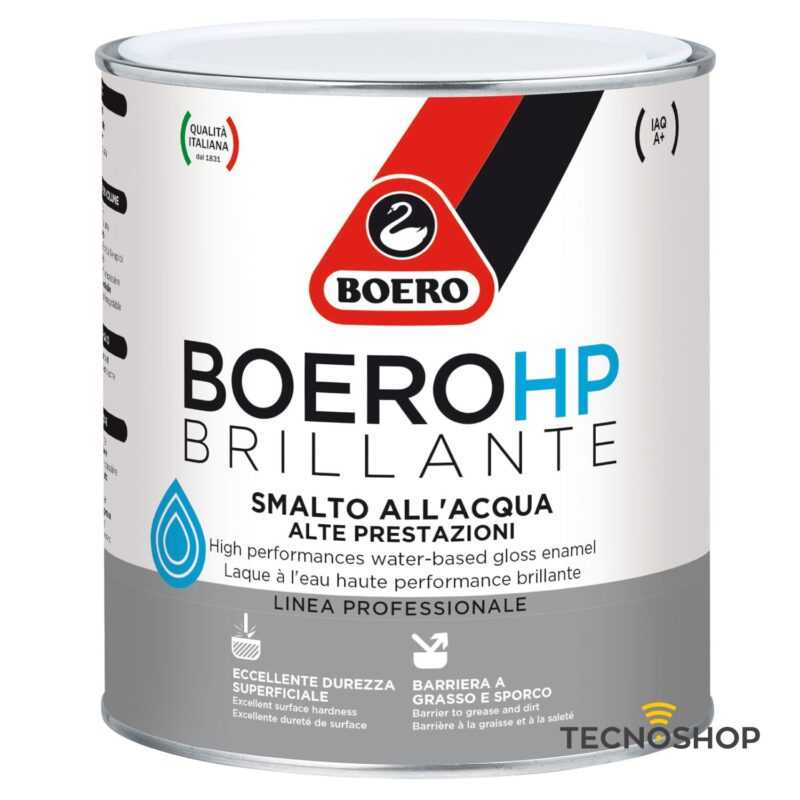 BOERO HP SMALTO BIANCO BRILLANTE ALL'ACQUA 0,75LT