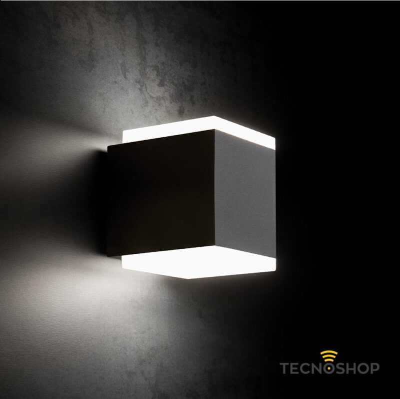 SOVIL APPLIQUE LED UP&DOWN "TANGO" 7,2W 4000K CON FINITURA GRIGIA - immagine 3