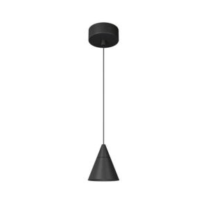 BENEITO SOSPENSIONE LED "ZOE" 7W 3000K 38° NERA