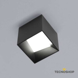 PLAFONE CUBE 11.5W 3000K IP65 10.5X10.5 NERO