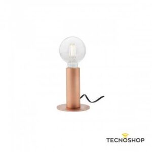 LAMPADA DA TAVOLO MOD. "RIVET" E27 ANODIZZATO RAME