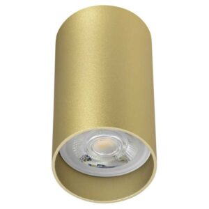 PLAFONE LED "AXIS" ORO OPACO CON PORTALAMPADA GU10