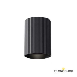 REDO PLAFONE A SOFFITTO "DELPHI" NERO OPACO 1xGU10