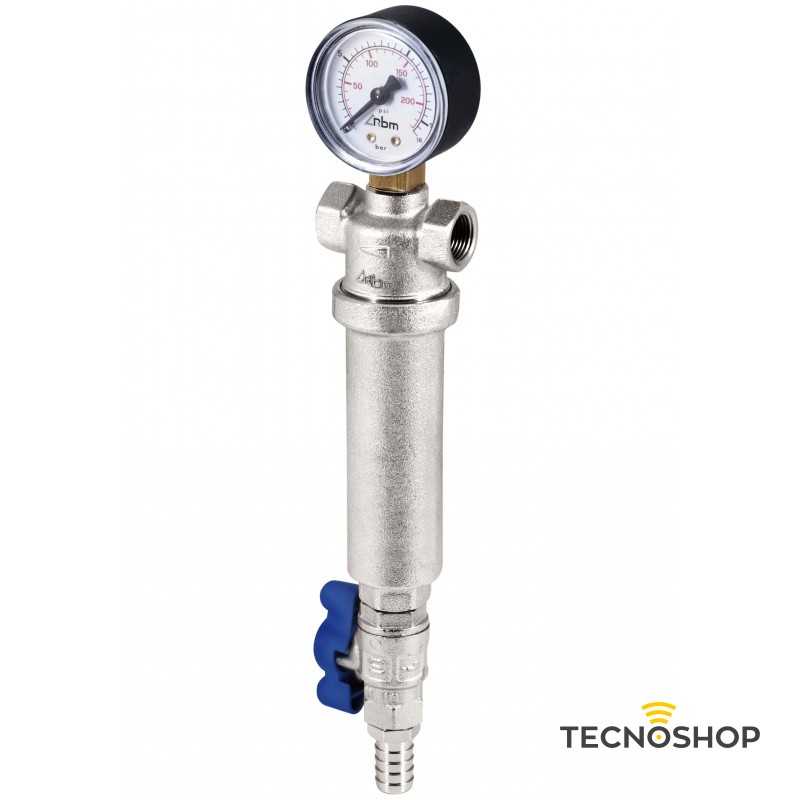 RBM FILTRO AUTOPULENTE PER ACQUA CON ATTACCO DA 3/4" FF