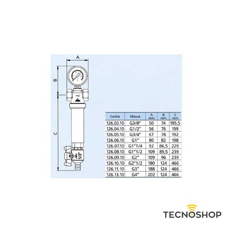 RBM FILTRO AUTOPULENTE PER ACQUA CON ATTACCO DA 3/4" FF - immagine 2
