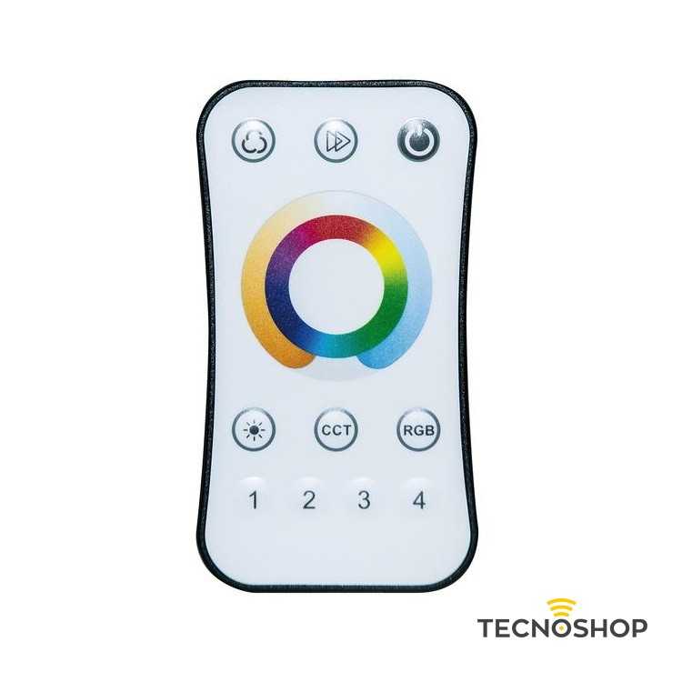 RADIOCOMANDO LUCI RGB + TRICOLOR TOUCH A 4 ZONE