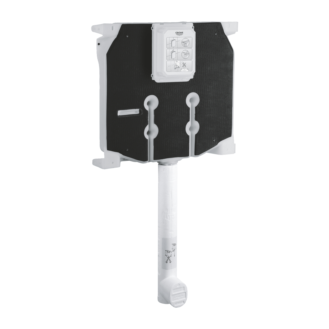 GROHE CASSETTA DI SCIACQUO AD INCASSO PER WC CON SPESSORE 80mm