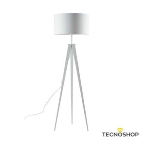 INTEC PIANTANA "IBIS" BIANCA 160CM 1XE27 CON PARALUME IN TESSUTO