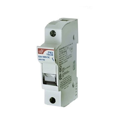 WIMEX PORTAFUSIBILI 2 POLI 10x38 1000VDC MAX 32A