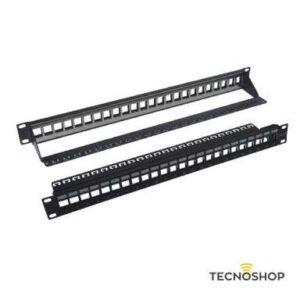 PATCH PANEL VUOTO 24 PRESE CAT.6 PER RACK 19"