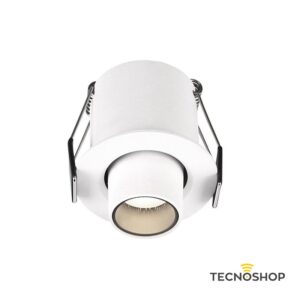 NOVALUCE FARETTO INCASSO ORIENTABILE DESERT TONDO 3W 3000K BIANCO