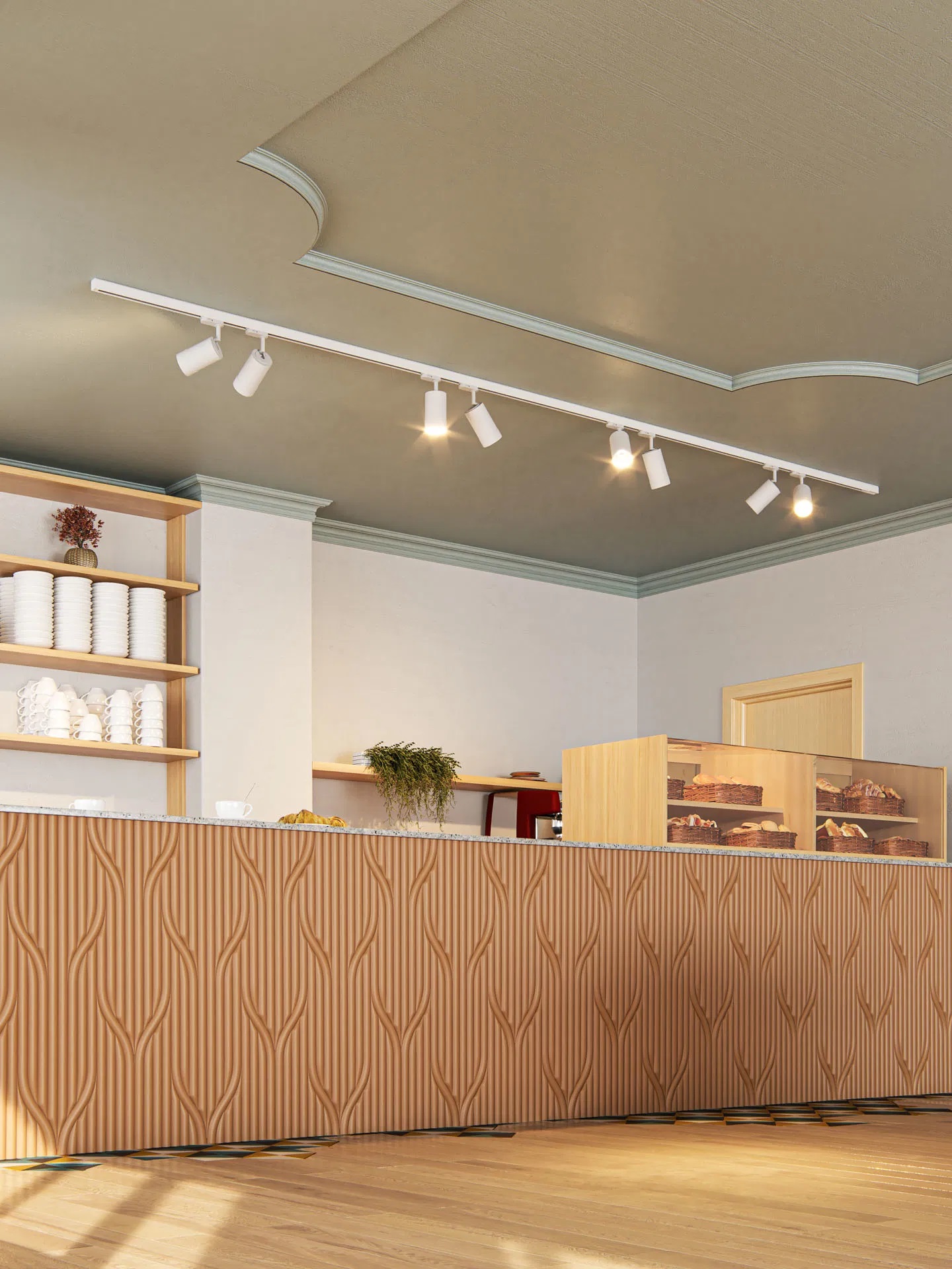 BENEITO PROIETTORE CROWN PER BINARIO TRIFASE 25W TRICOLOR BIANCO - immagine 4