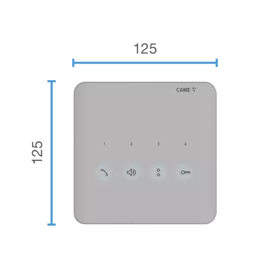 CAME CITOFONO VIVAVOCE PLX A X1 840CC-0030 - immagine 2