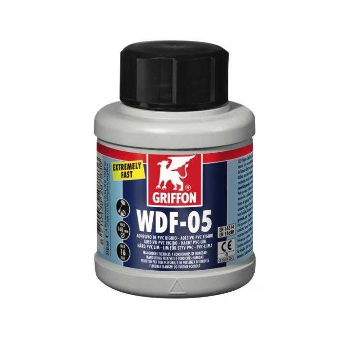 GRIFFON WDF-05 ADESIVO EXTRA RAPIDO TIXOTROPICO PER PVC RIGIDO 500ml