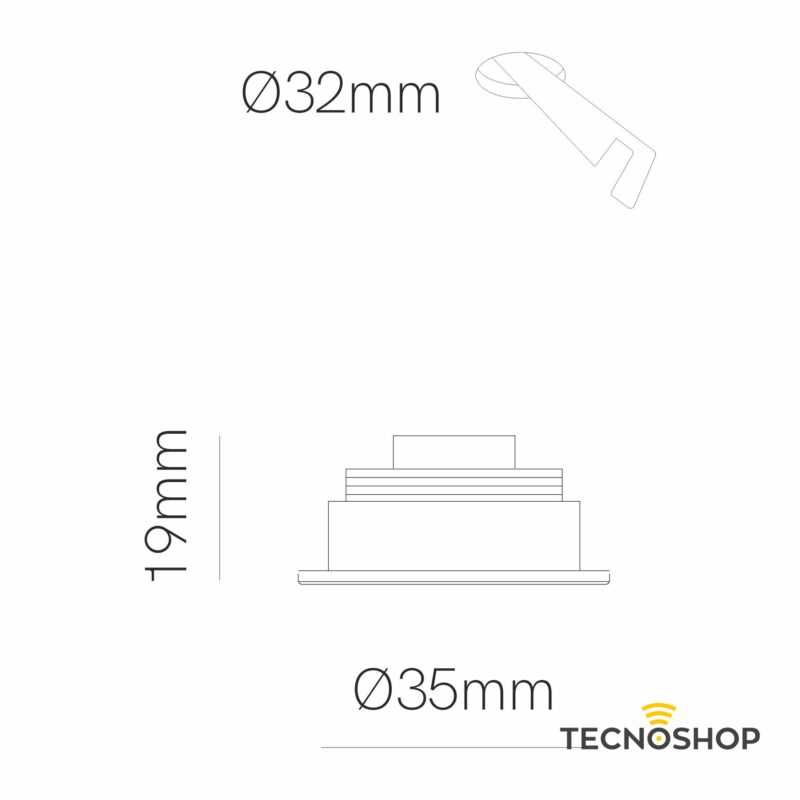 BENEITO GHIERA PER PULSAR ROTONDO BIANCA INTERNO ORO - immagine 2