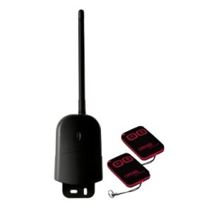 KIT RICEVENTE 433Mhz 12/24V + 2 RADIOCOMANDI A 2 CANALI