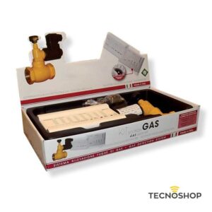 GECA KIT RILEVAZIONE FUGHE GAS GPL + ELETTROVALVOLA DA 1/2"