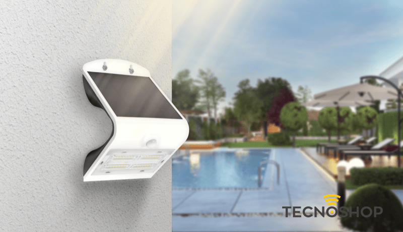 CENTURY APPLIQUE SOLARE DA ESTERNO 3,2W CON 3 FUNZIONI - immagine 2