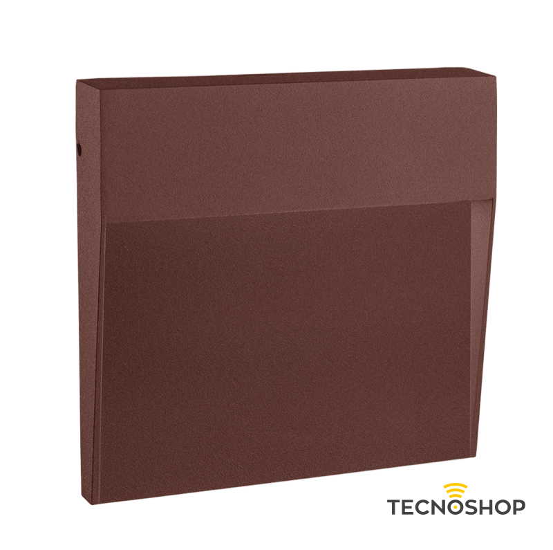 CENTURY SEGNAPASSO PASEO 4W 400LM 4000K 105X105 CM - QUADRATO CORTEN