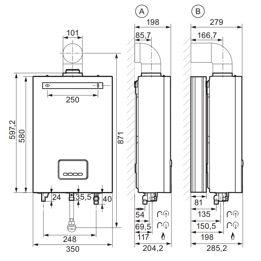 HERMANN SCALDABAGNO OPALIA CAMERA STAGNA 15 LT GPL - immagine 2
