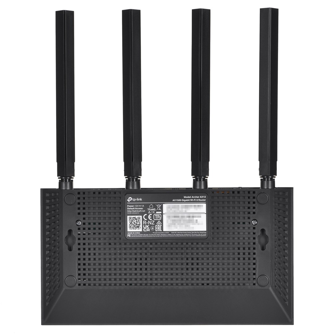 TP-LINK ARCHER AX12 – ROUTER WI-FI 6 DUAL BAND 1201 + 300 MBPS CON 4 ANTENNE - immagine 3