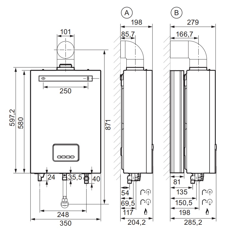 HERMANN SCALDABAGNO OPALIA CAMERA STAGNA 15 LT METANO - immagine 2