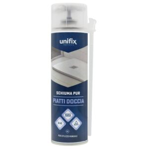 UNIFIX SCHIUMA POLIURETANICA MANUALE PER PIATTI DOCCIA 500ml