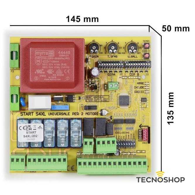 NOLOGO CENTRALE DI COMANDO START-S4XL PER MOTORE BATTENTE 220Vac - immagine 2