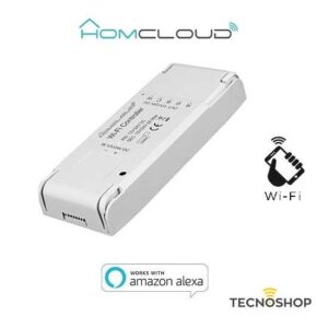 HOMCLOUD CONTROLLER RGB+BIANCO 12-24V COMPATIBILE CON GOOGLE E ALEXA