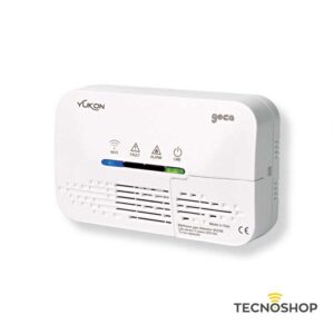 GECA RILEVATORE GAS METANO WIFI "YUKON 852" CON SENSORE SOSTITUIBILE