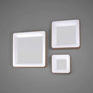 PLAFONIERA INNER QUADRATA 50W 3000lm 3000K SABBIA 600X600X90MM