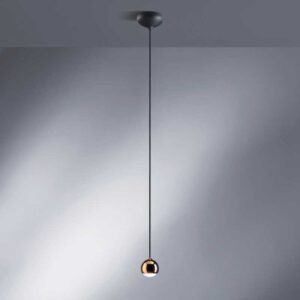 SOSPENSIONE SHALLOW 1 SFERA D.9 5W 3000K 370LM ORO ROSA