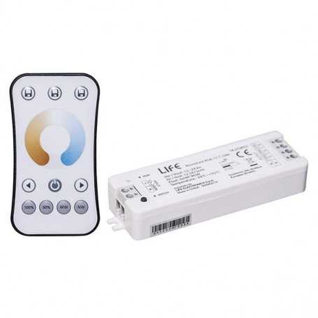 KIT RADIOCOMANDO TOUCH TRICOLOR 1 ZONA CON RICEVITORE 2 CANALI 12/24 V