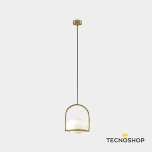 LEDS SOSPENSIONE "COCO" 1xE14 CON FINITURA ORO