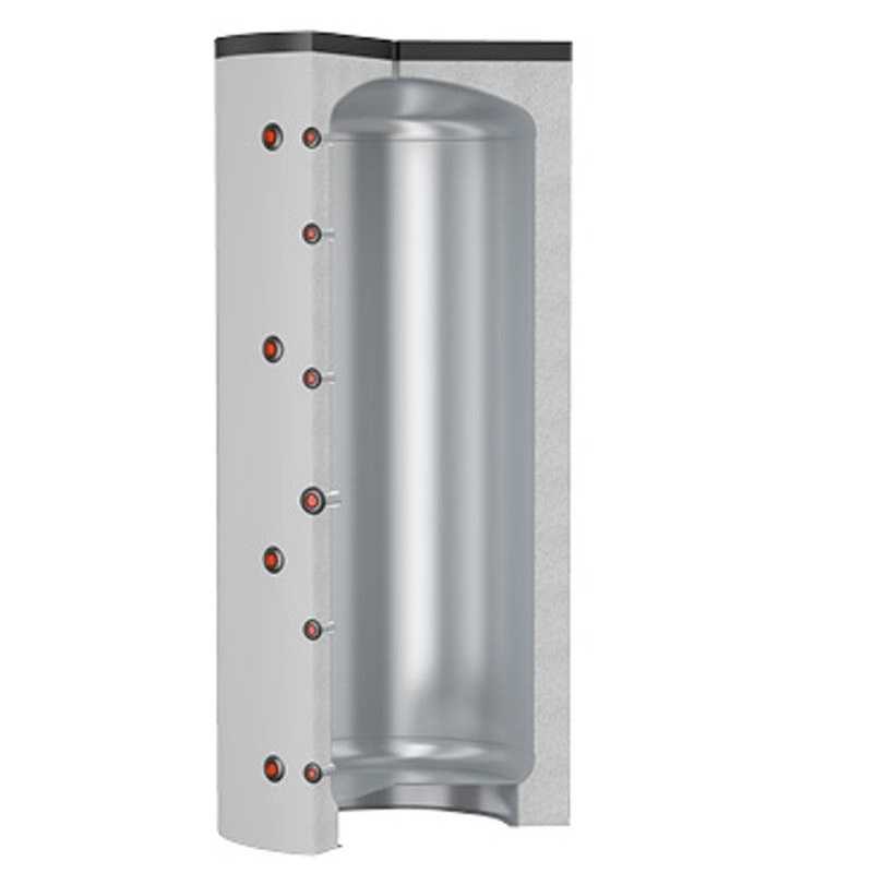 CORDIVARI PUFFER SERIE VB COIBENTATO SENZA SERPENTINA DA 500 LITRI - immagine 2