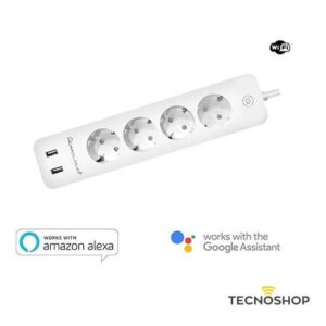 HOMCLOUD MULTIPRESA WI-FI 16A CON 4 SCHUKO+ 2 USB