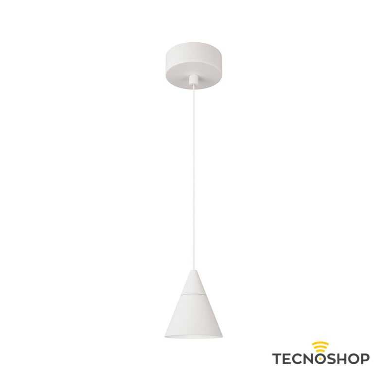 BENEITO SOSPENSIONE LED "ZOE" 7W 3000K 38° BIANCA