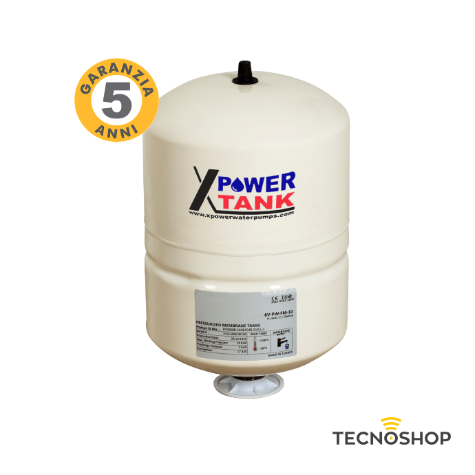 VASO POLIFUNZIONALE PER SANITARIO/RISCALDAMENTO DA 60 LT CON MEMBRANA BUTILICA - immagine 3