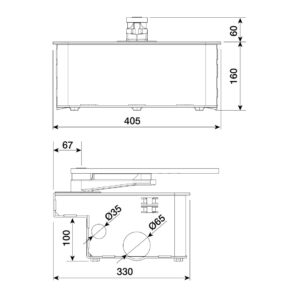 CAME CASSA DI FONDAZIONE 001FROG-CFN IN ACCIAIO ANTICORROSIONE