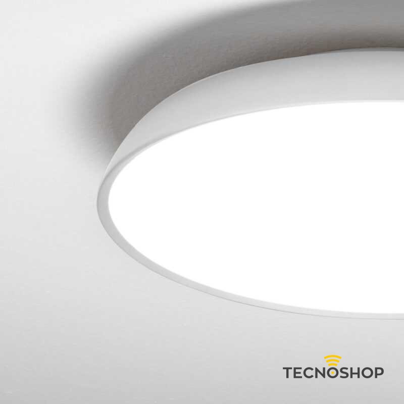 VIVIDA PLAFONE LED "PINCO" DIMMERABILE 40W 3000K/4000K D.45cm BIANCO - immagine 2